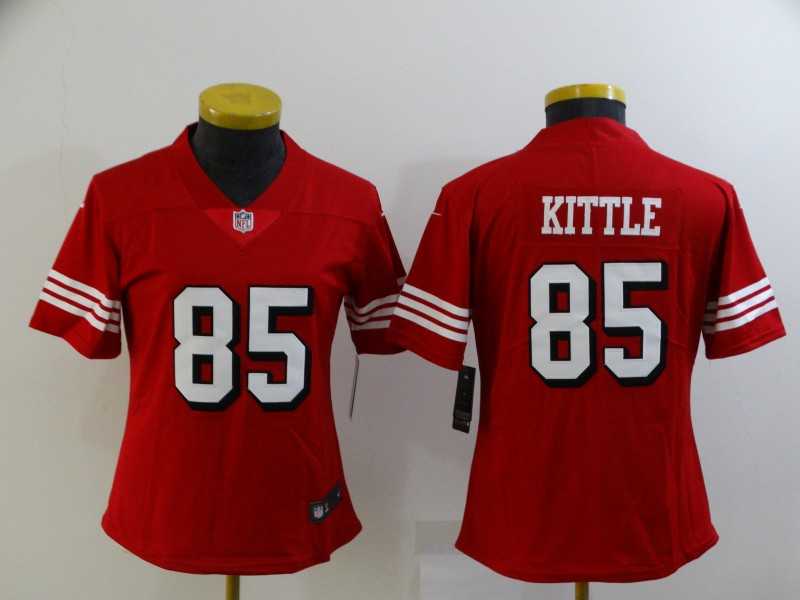 Women Chiefs 85 George Kittle Red Color Rush Vapor Untouchable Limited Jersey,We sell and wholesale Women Chiefs 85 George Kittle Red Color Rush Vapor Untouchable Limited Jersey on line form chian!